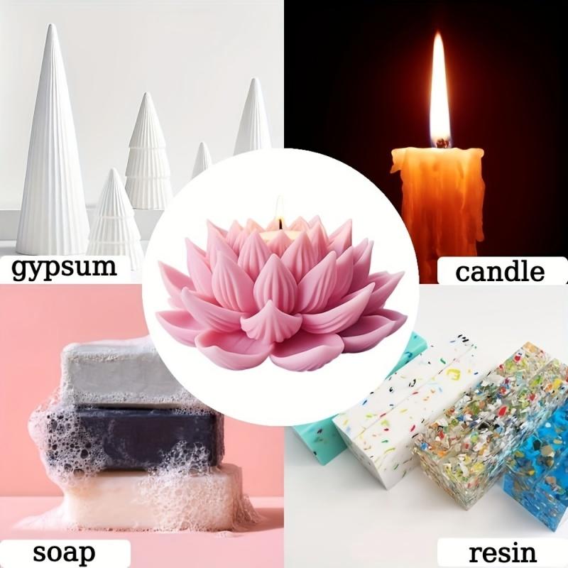1PC Lotus Flower Candle Mold S – Candle Making Party recenzja i cena