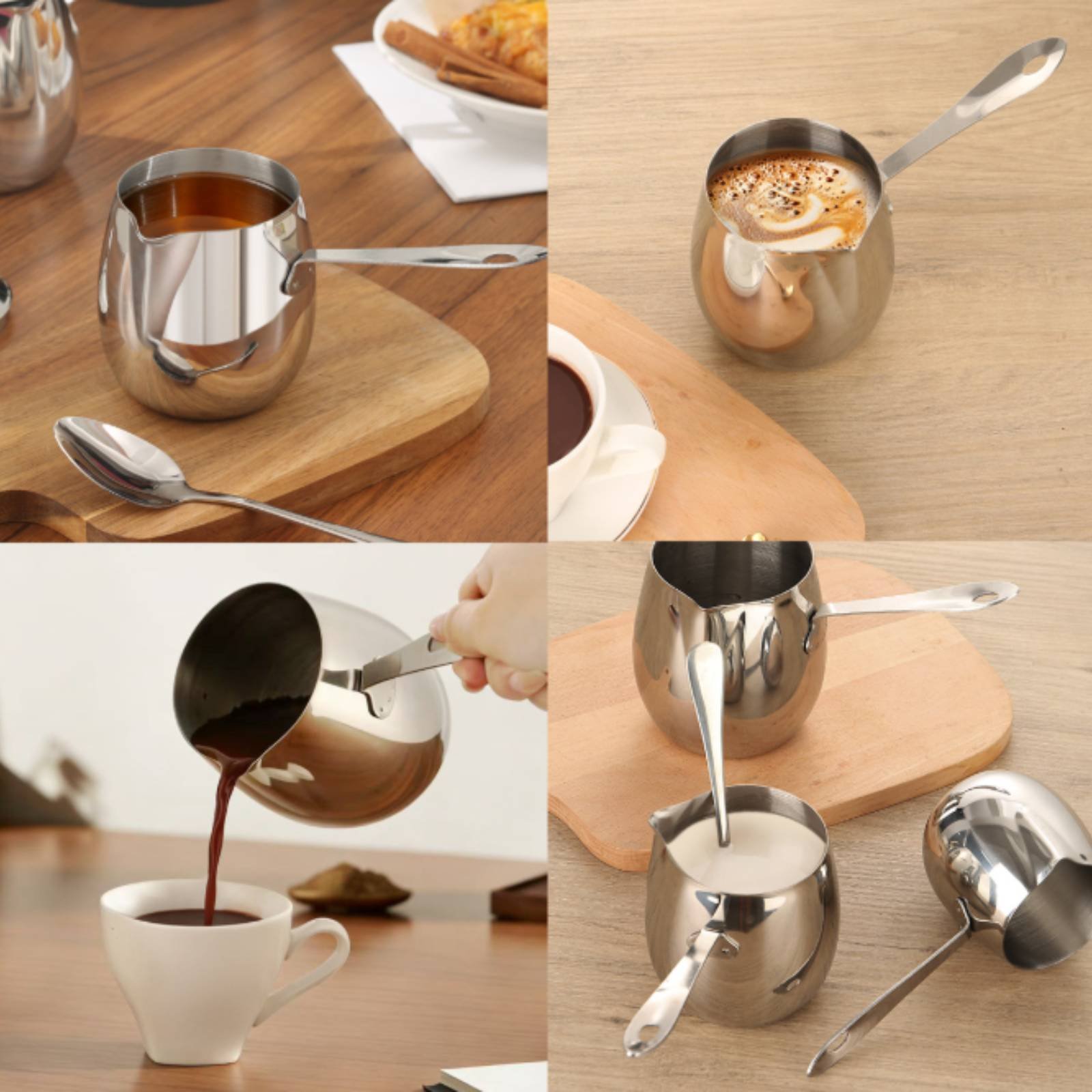 Oval-Shaped Coffee Pot with Li – Pour Pot Aluminum recenzja i cena