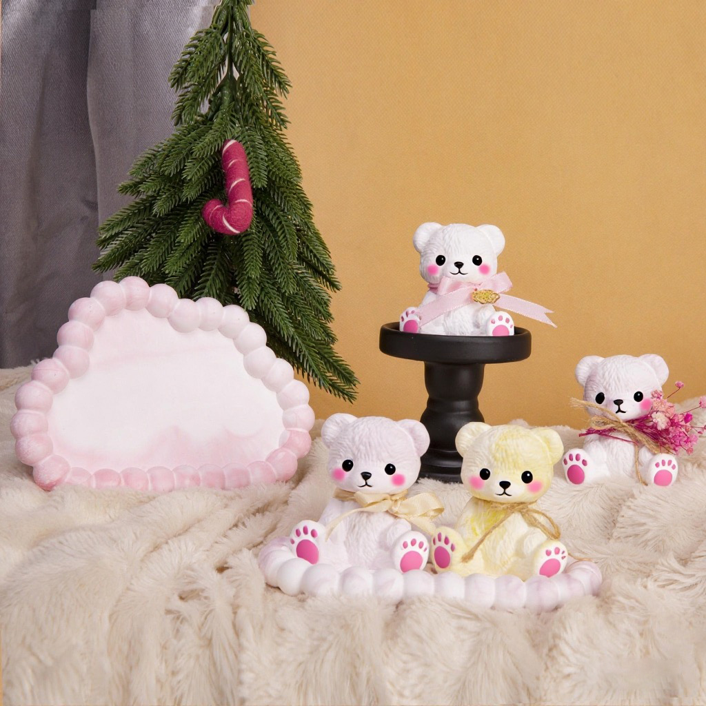 3PCS Couple Bear Silicone Mold – Candle Making Diy recenzja i cena