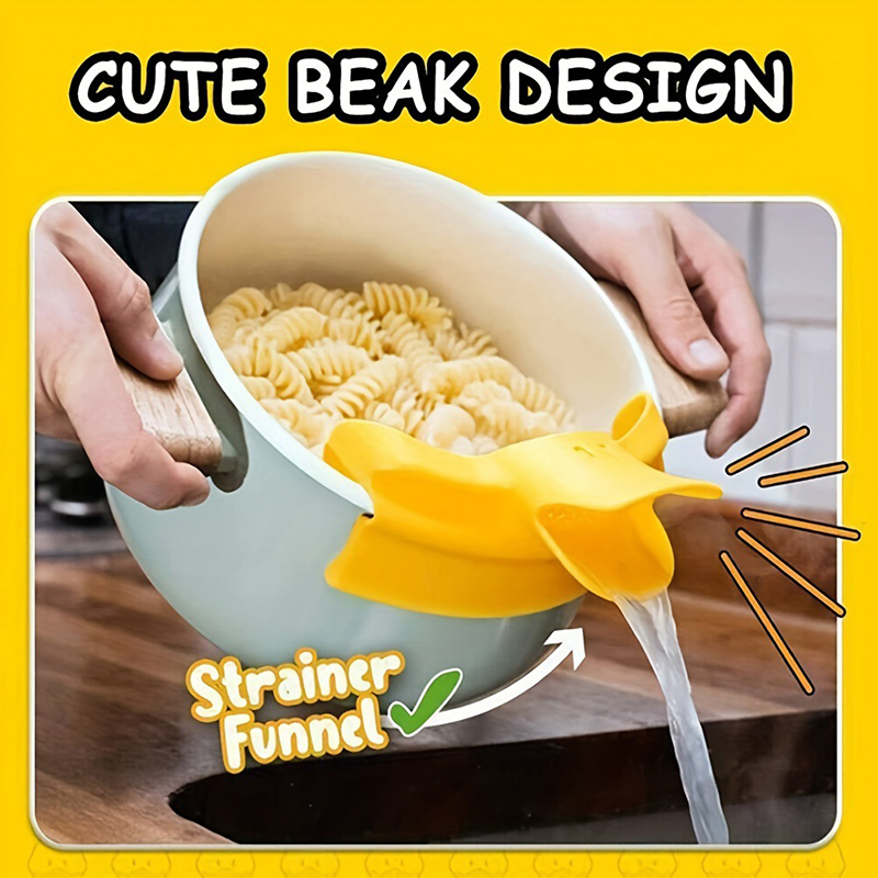 Cute Duckbill Shape Silicone P – Pour Pot Aluminum recenzja i cena