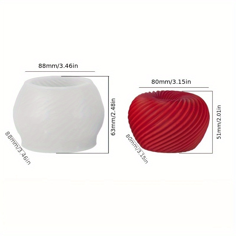 A trendy red apple silicone mo – Candle Mold Silicone recenzja i cena