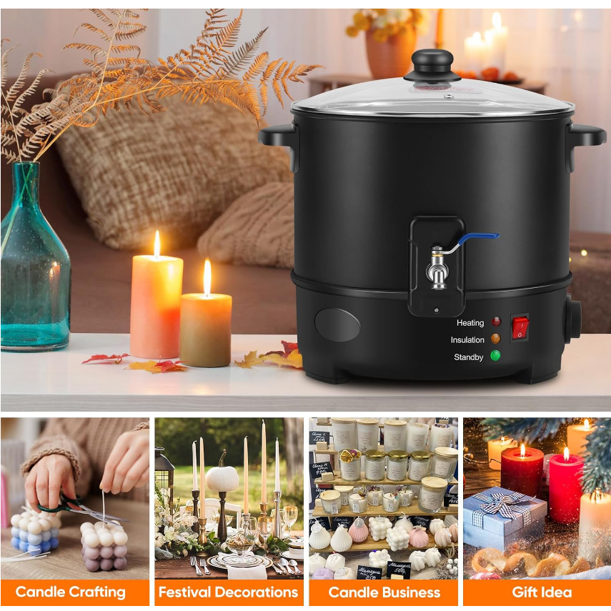 6L Small  Wax Melter Paraffin  – Candle Making Diy recenzja i cena