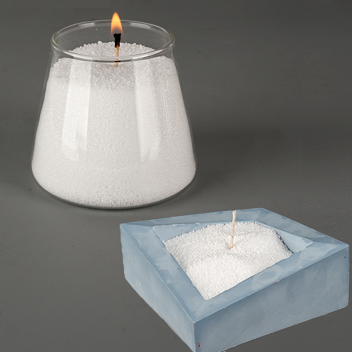 500g/1000g White Sand Wax Ice  – Candle Making Party recenzja i cena