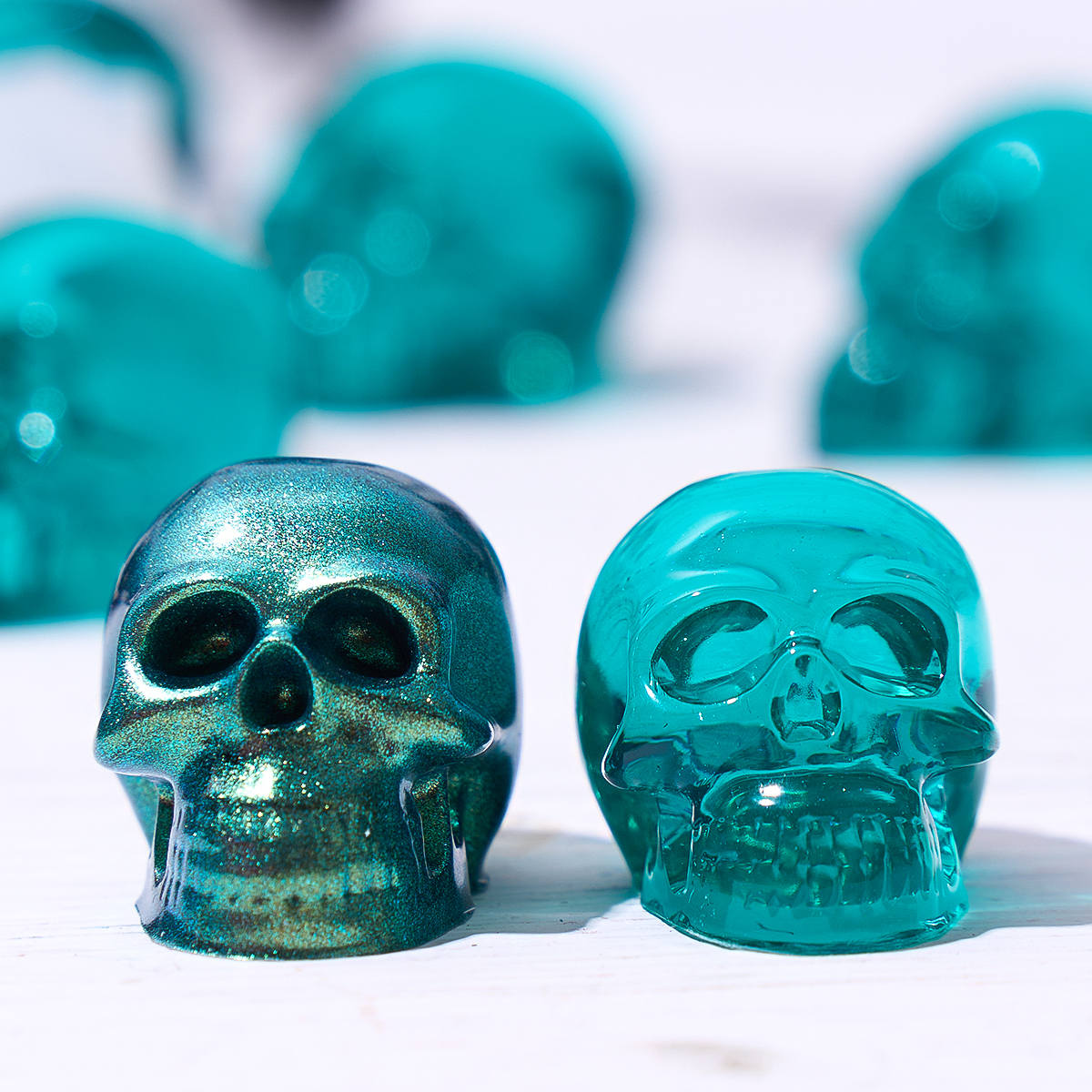 Halloween Ornament Mini Skull  – Candle Mold Silicone recenzja i cena