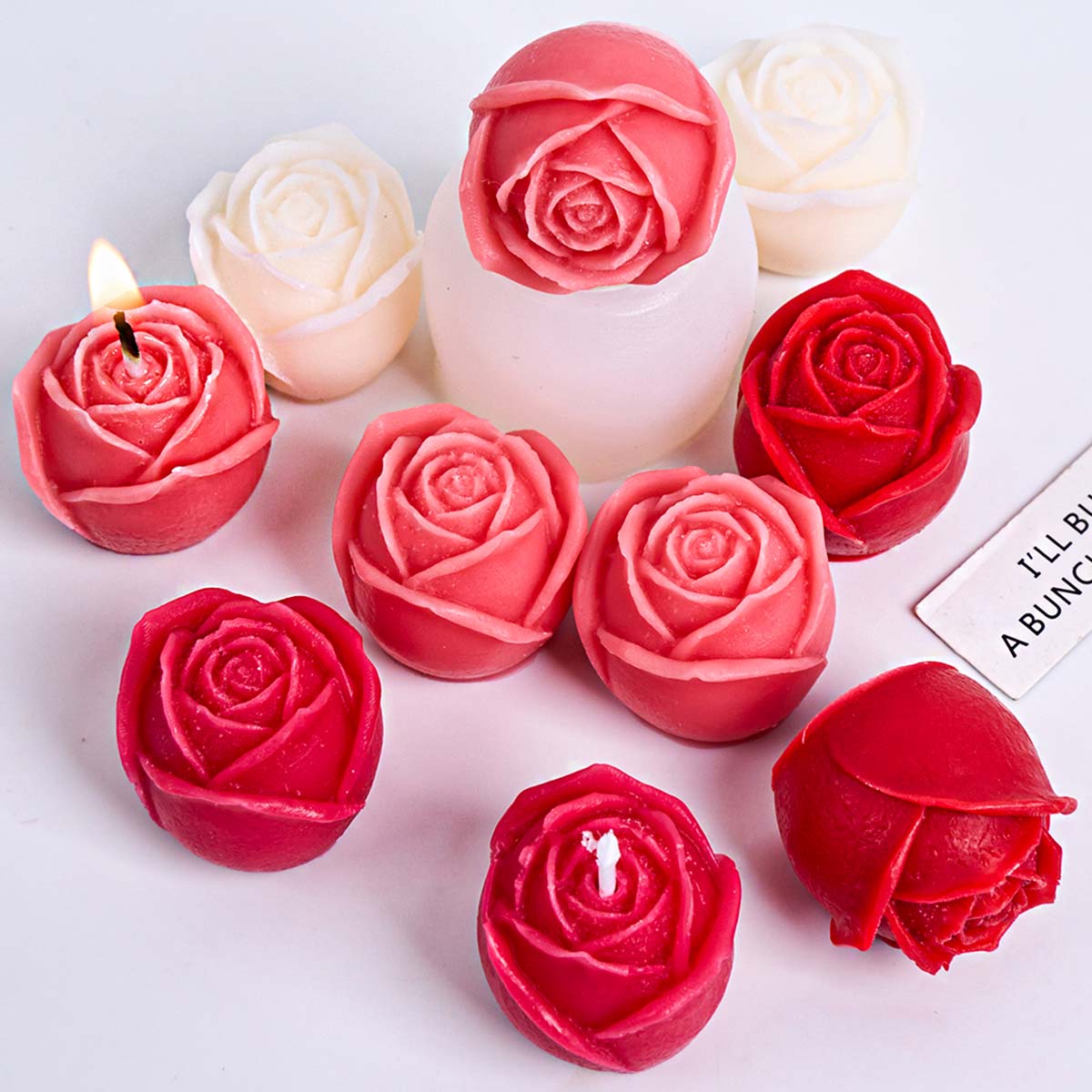 Rose Flower Candle Silicone Mo – Candle Making Party recenzja i cena