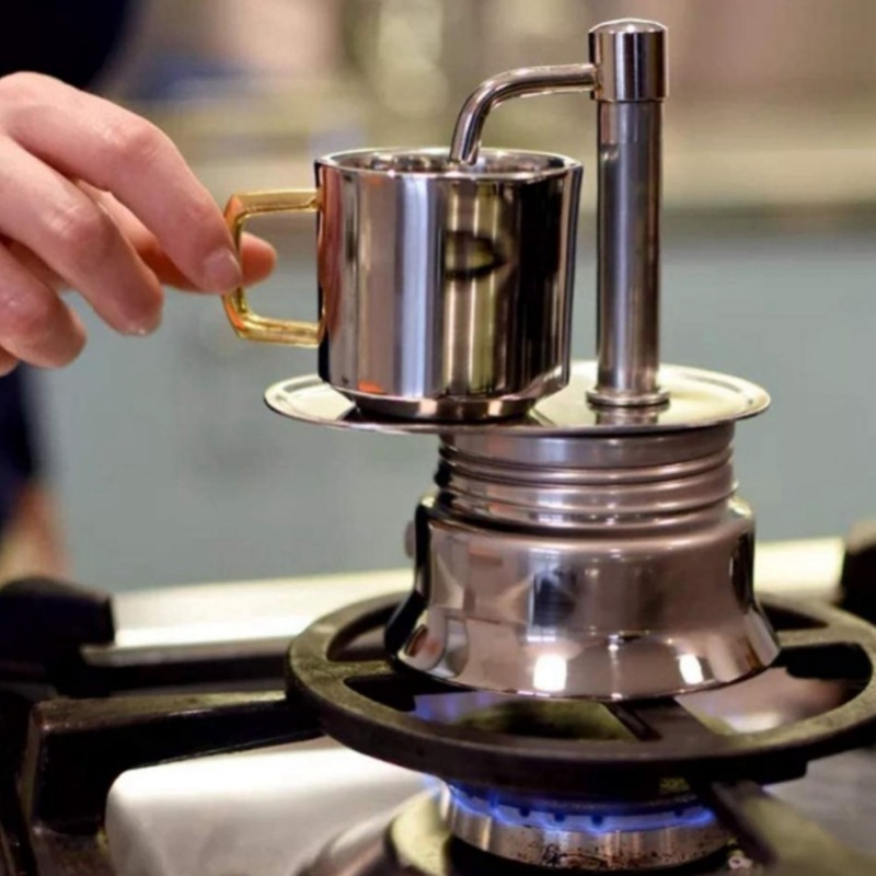 Single Spout Mocha Pot Stainle – Pour Pot Aluminum recenzja i cena