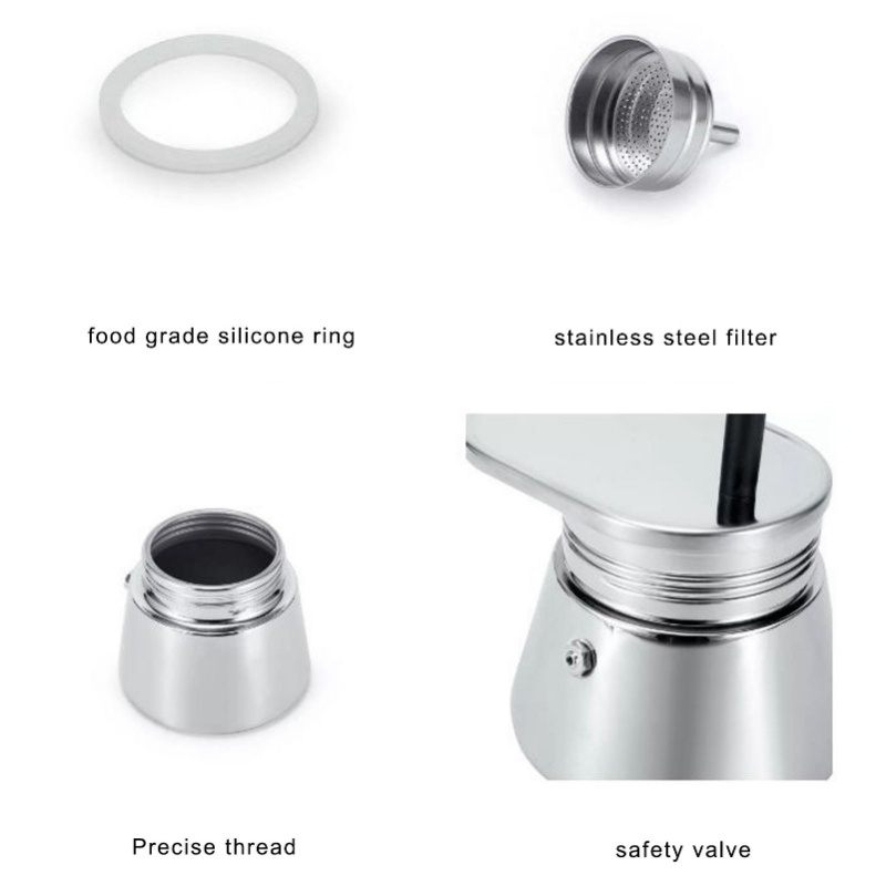 Single Spout Mocha Pot Stainle – Pour Pot Aluminum recenzja i cena