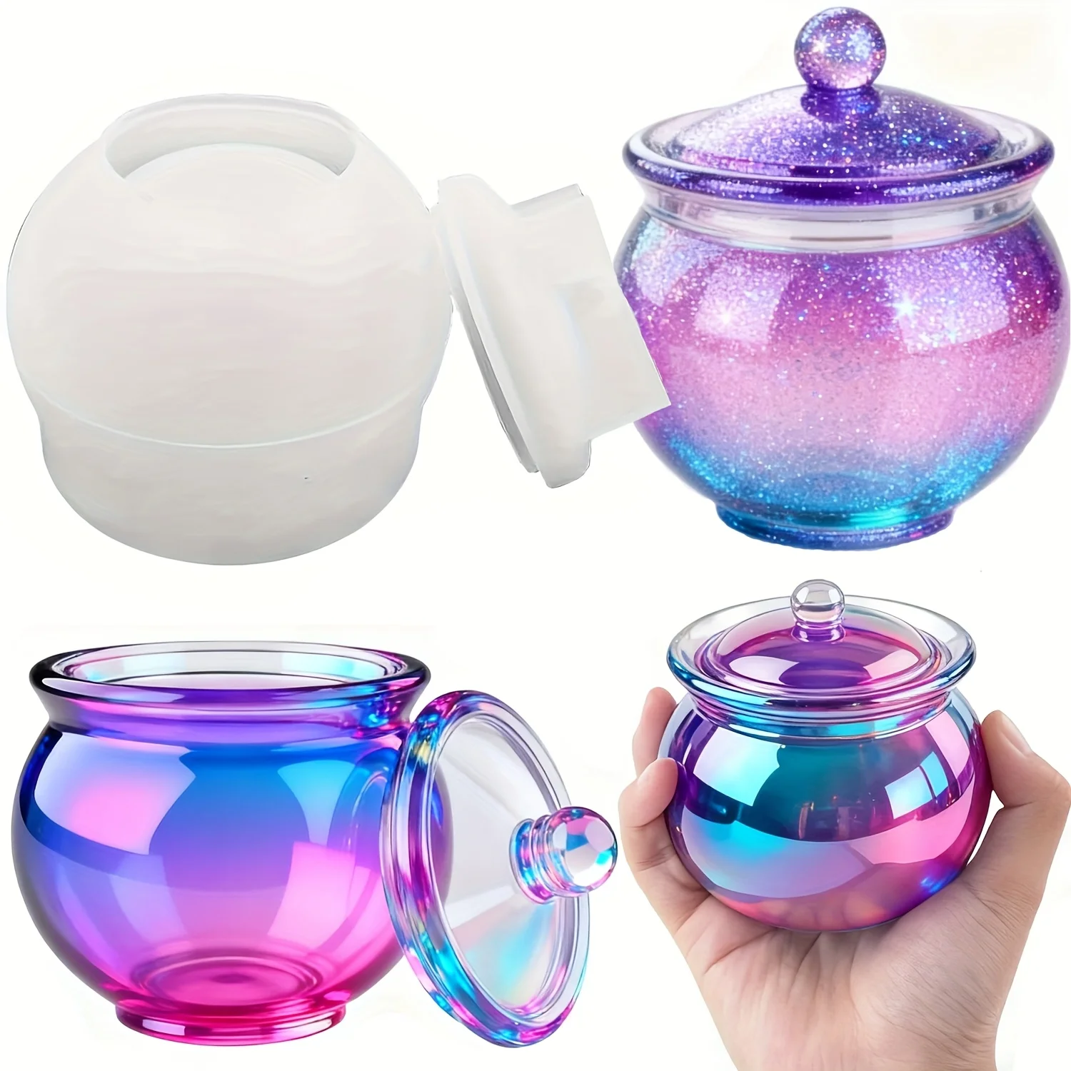 1 set of round resin can molds – Candle Mold Silicone recenzja i cena