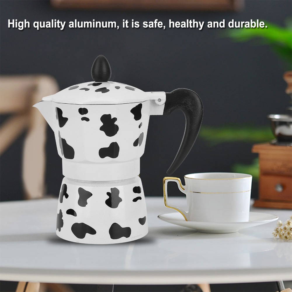Coffee Brewing Milk Cow Color  – Pour Pot Aluminum recenzja i cena