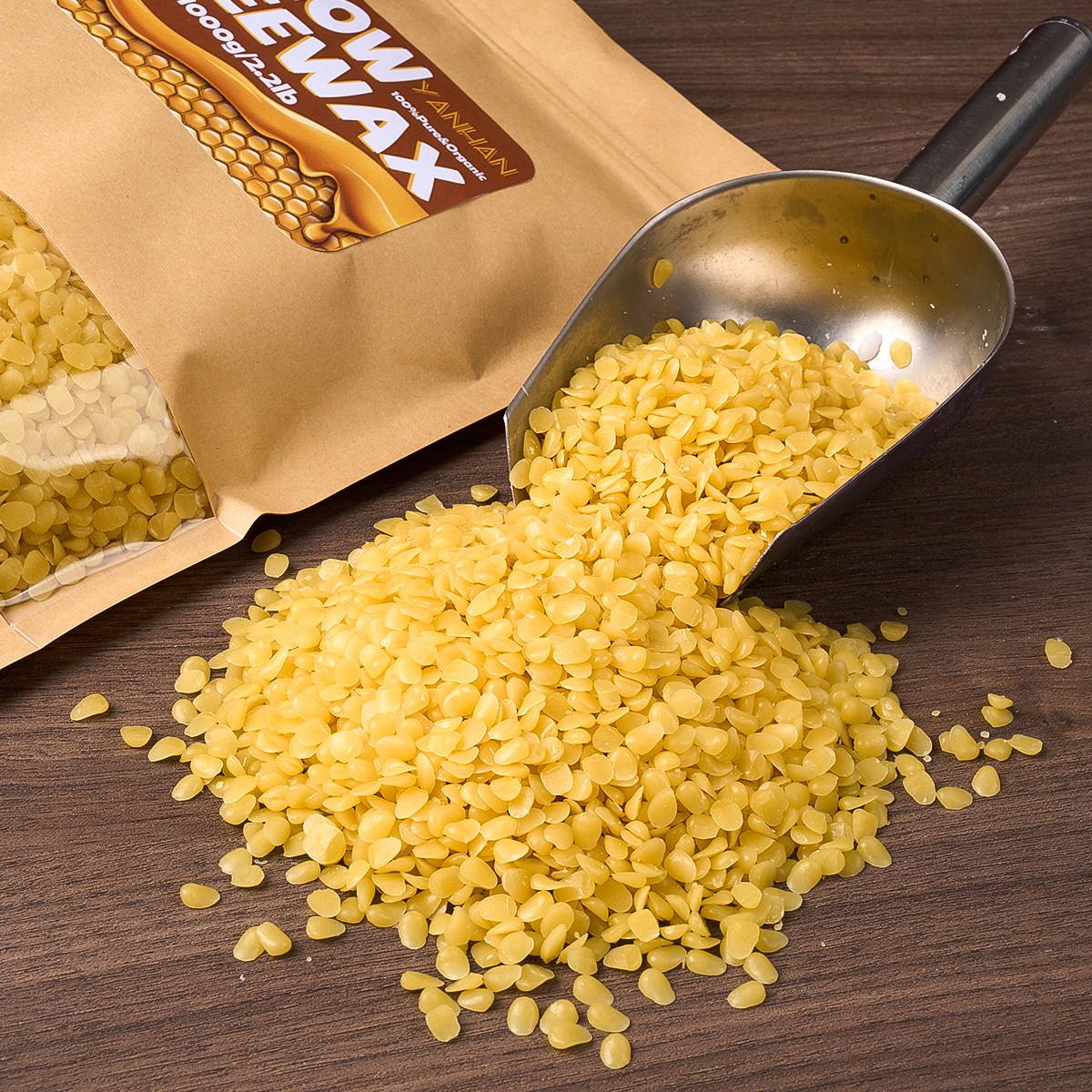 1Kg Yellow and White Beeswax P – Candle Making Material Wholesale recenzja i cena