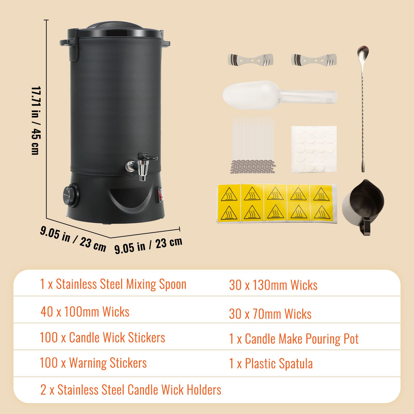 10 L Electric Wax Melter for C – Candle Making Tempe recenzja i cena