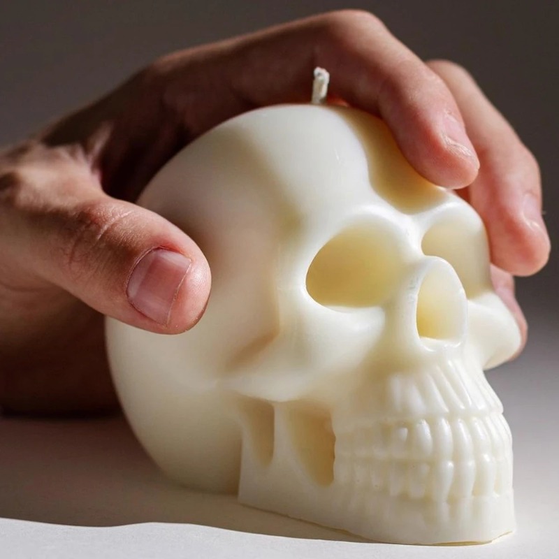 3D Skull Silicone Candle Molds – Candle Making Party recenzja i cena