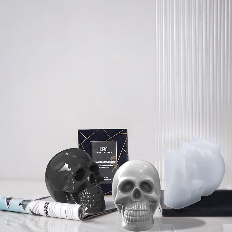 3D Skull Silicone Candle Molds – Candle Making Party recenzja i cena
