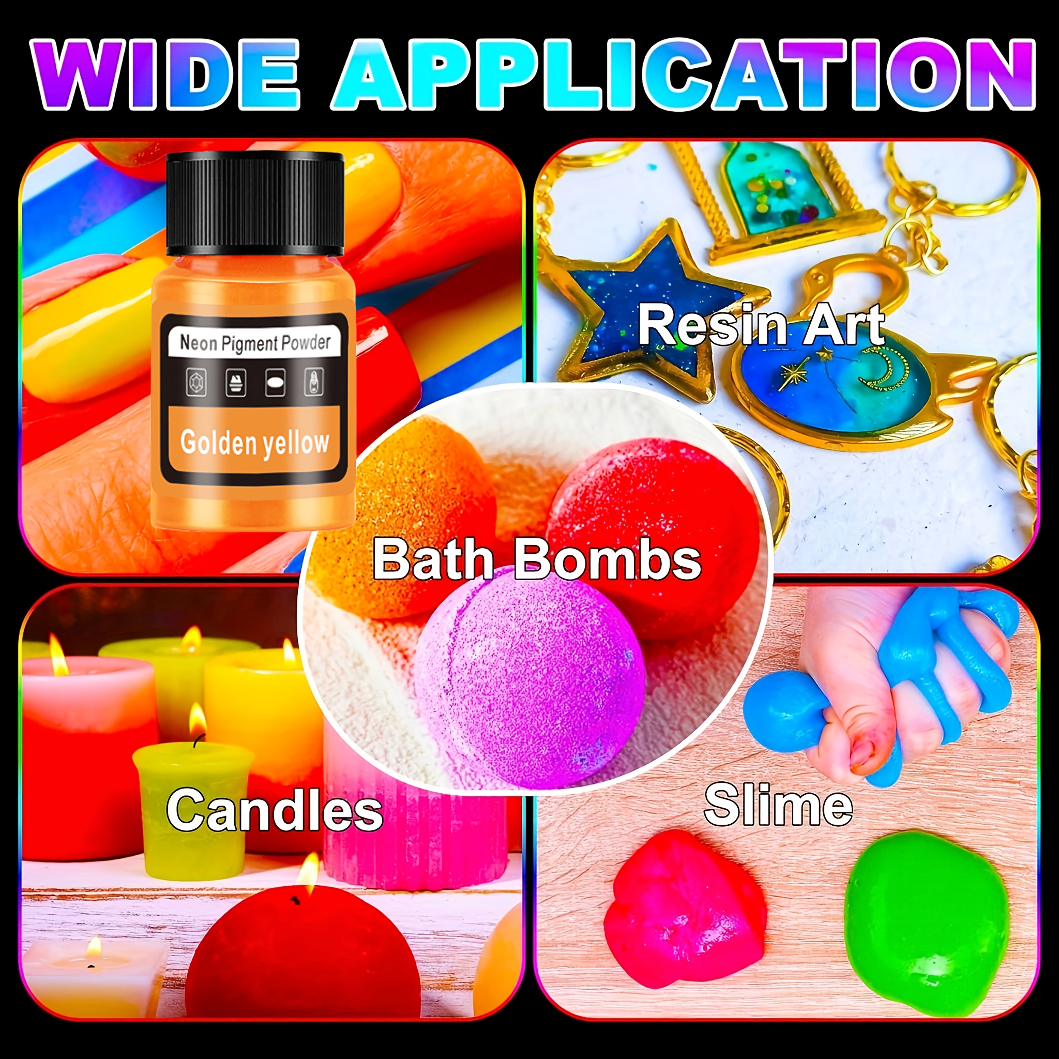 Fluorescent Powder/Neon Resin  – Candle Making Diy recenzja i cena